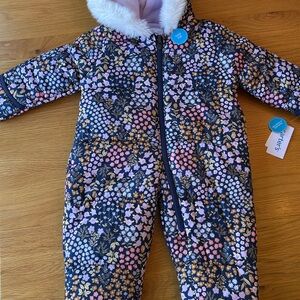 NWT carters 12 months baby One Piece Snowsuit